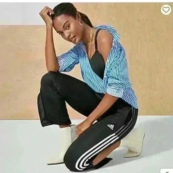 Adidas Tiro 21 Track Pants, Women’s Size XS, Black with 3 White Stripes - Picture 3 of 16